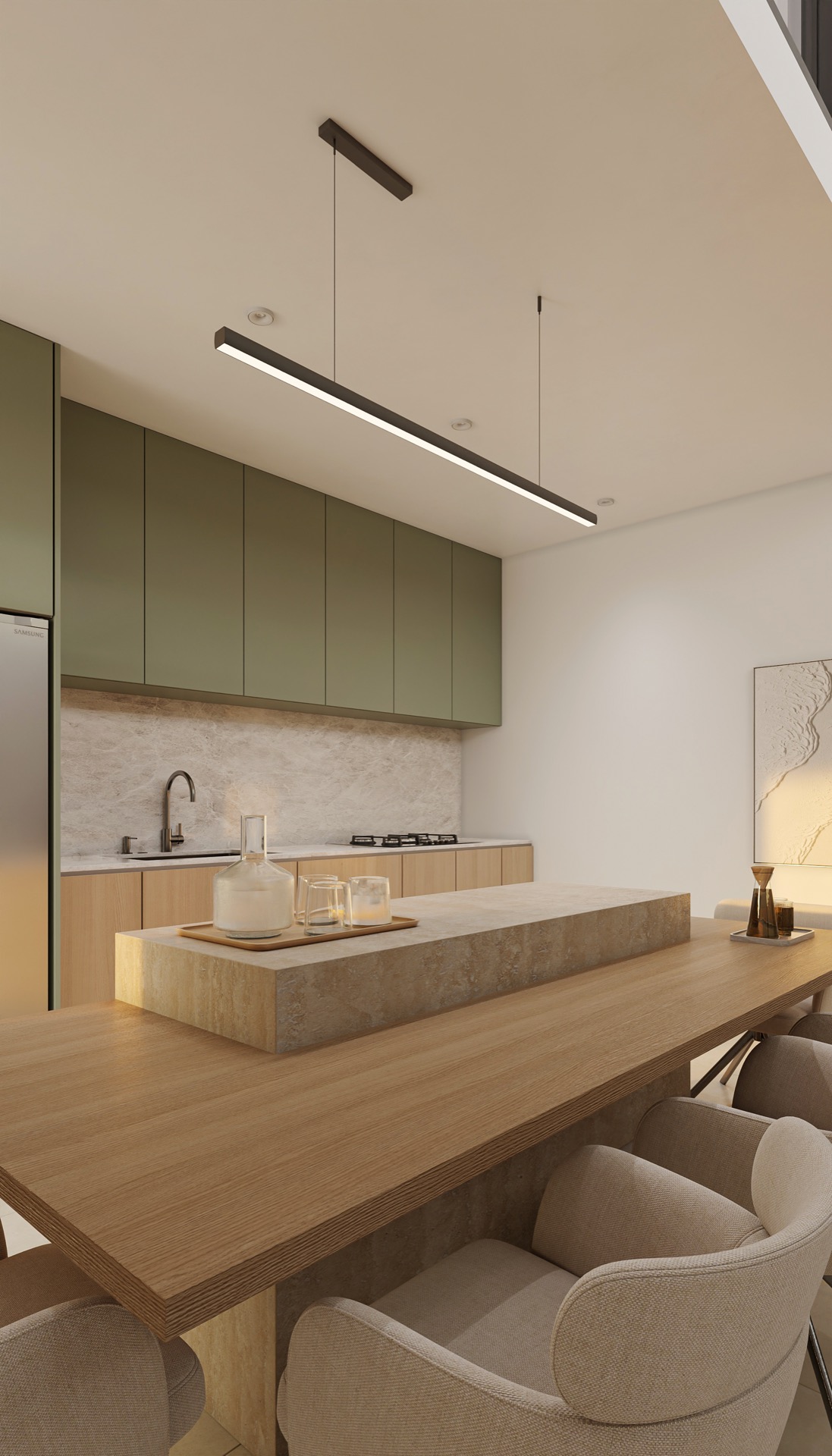 Cocina y comedor